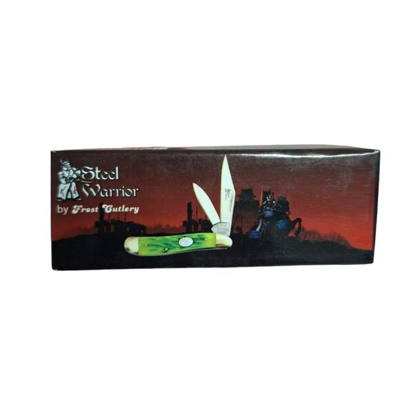 Steel Warrior Frost Cutlery Knife Little Peanut SW 107 KLJ 3 Inch Closed Pocket - Picture 2 of 8